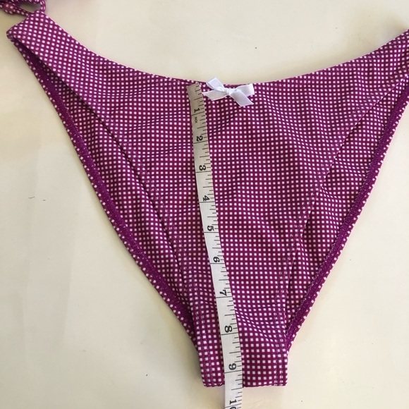 Seamoly Honeymoon Bownot Triangle Top High Cut Bikini Set Size M - Picture 8 of 9